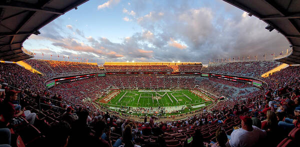 Gameday Poster featuring the photograph Bama Spell Out Bryant-Denny Stadium #3 by Kenny Glover