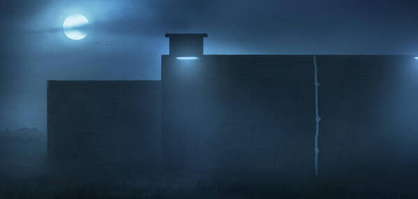 Prison Poster featuring the digital art Art - Escaped From Prison by Matthias Zegveld