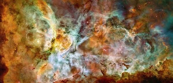 3scape Poster featuring the photograph Carina Nebula HD by Adam Romanowicz