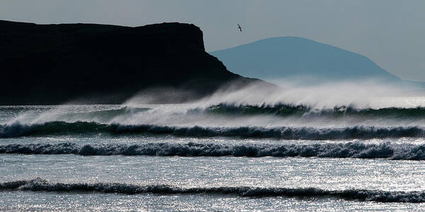 Falcarragh Poster featuring the photograph Waves - Horn Head, Donegal by John Soffe