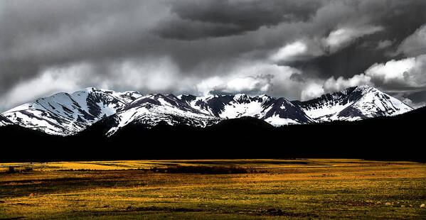 Colorado Mountains Poster featuring the photograph Home, Home on the Range by The Forests Edge Photography - Diane Sandoval