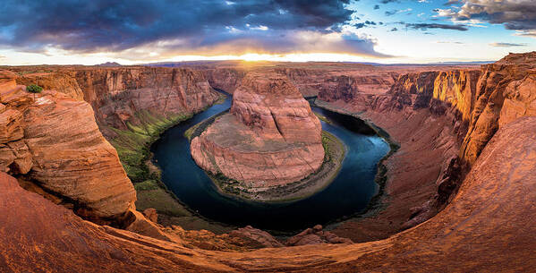 Page Poster featuring the photograph Horseshoe Bend 01 by Niels Nielsen