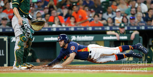 People Poster featuring the photograph Jake Marisnick by Bob Levey