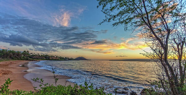 Makena View Poster featuring the photograph Makena View by Chris Spencer