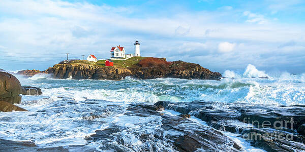 2018 Poster featuring the photograph Nubble Lighthouse by Craig Shaknis