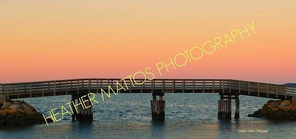 Cape Cod Poster featuring the photograph Plymouth Jetty by Heather M Photography