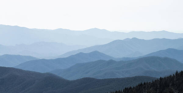 Great Smoky Mountains National Park Poster featuring the photograph Smoky Layers by Stacy Abbott