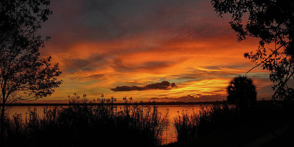 Sunset Poster featuring the photograph Surrender to Nightfall by Randall Allen