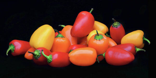 Food Poster featuring the photograph Sweet Mini Peppers by Nikolyn McDonald