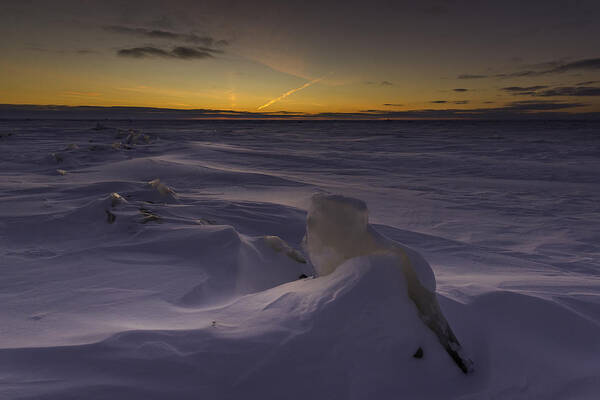 Sunset Poster featuring the photograph -25 Freezing Sunset by Nebojsa Novakovic