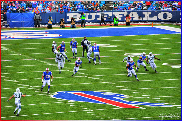 Buffalo Poster featuring the photograph 009 Buffalo Bills vs Jets 30DEC12 by Michael Frank Jr