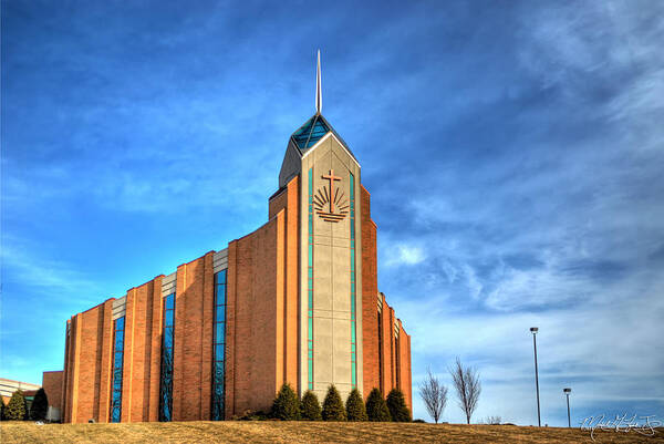 New Apostolic Church Poster featuring the photograph 01 New Apostolic Church by Michael Frank Jr
