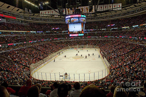 Chicago Poster featuring the photograph 0616 The United Center - Chicago by Steve Sturgill