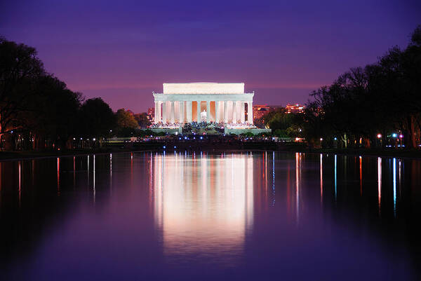 Washington Dc Poster featuring the photograph Washington DC #1 by Songquan Deng