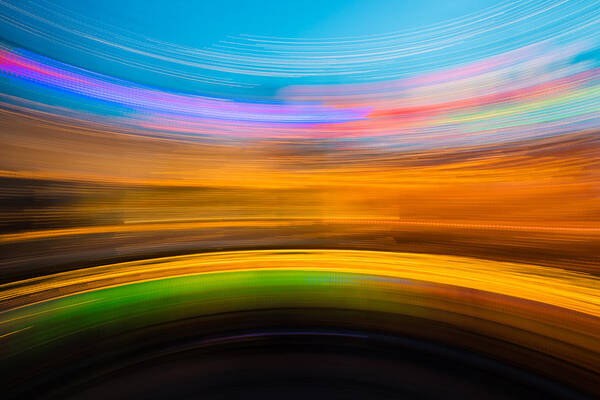 Background Poster featuring the photograph Abstract blurred light background #1 by Dutourdumonde Photography