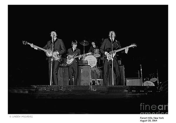 Beatles Poster featuring the photograph Beatles - 9 #1 by Larry Mulvehill