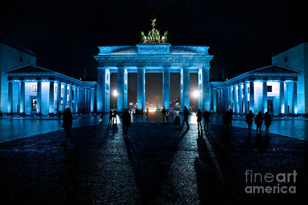 Architecture Poster featuring the photograph Brandenburg Gate #1 by Luciano Mortula