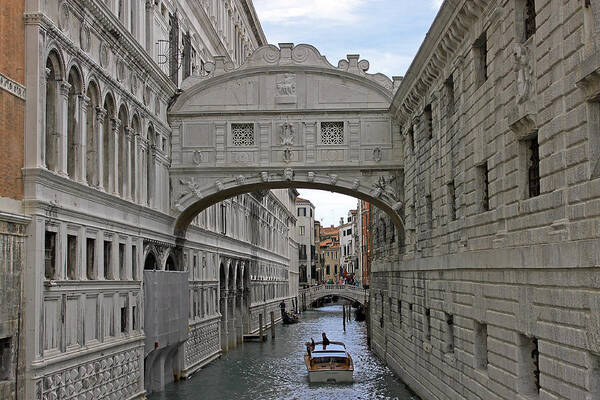 Bridge Of Sighs Poster featuring the photograph Bridge of Sighs #1 by Tony Murtagh