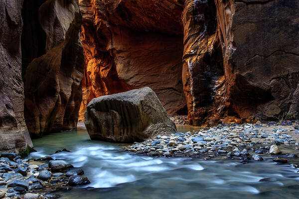 Scenics Poster featuring the photograph Canyon #1 by Piriya Photography