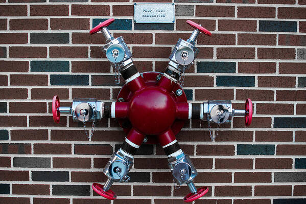 Fire Hydrant Poster featuring the photograph Crazy Water Pump #1 by Hillis Creative