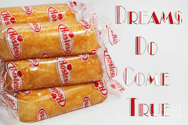 Twinkies Poster featuring the photograph Dreams Do Come True by Andee Design