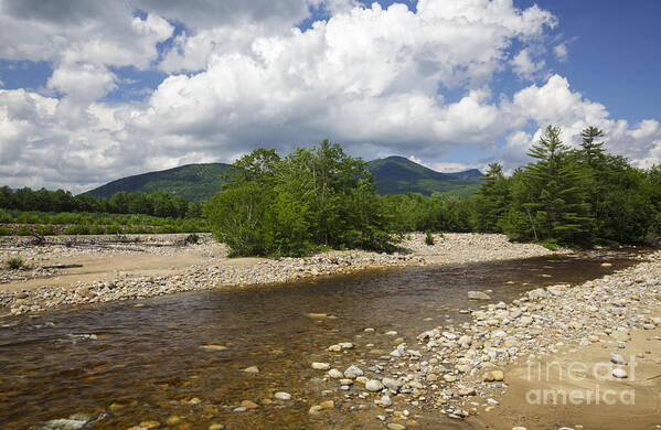 East Branch Of The Pemi Poster featuring the photograph East Branch of the Pemigewasset River - Lincoln New Hampshire #1 by Erin Paul Donovan