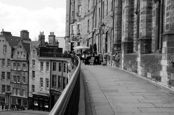 Edinburgh Poster featuring the photograph Edinburgh #1 by Jolly Van der Velden