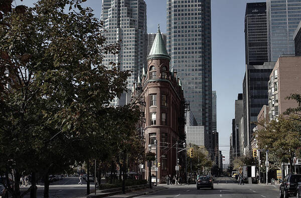 Architecture Poster featuring the photograph Flatiron Gooderham Building #2 by Nicky Jameson