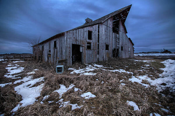 Barn Poster featuring the photograph Forgotten #1 by Aaron J Groen