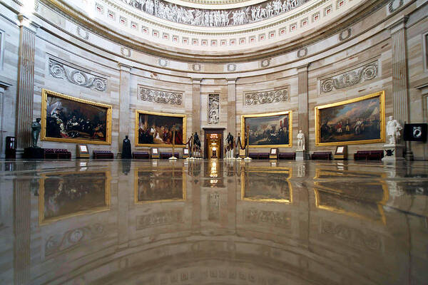 Capitol Rotunda Poster featuring the photograph History #1 by Mitch Cat