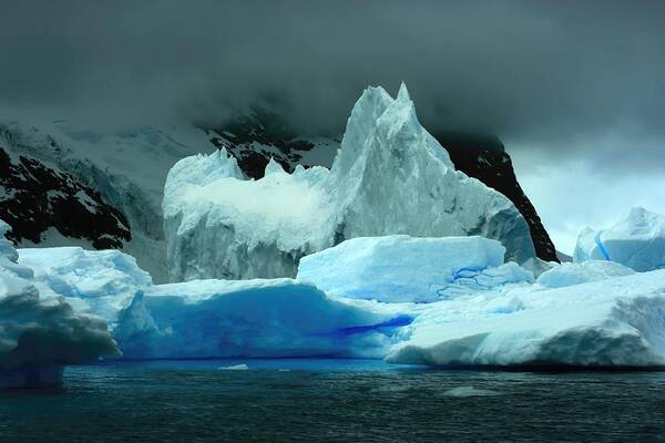 Iceberg Poster featuring the photograph Iceberg #2 by Amanda Stadther