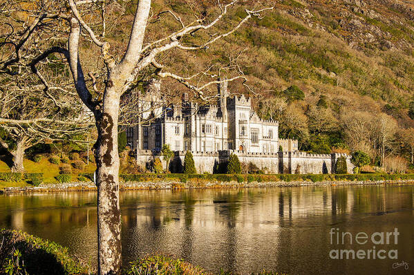 Kylemore Abbey Poster featuring the photograph Kylemore Abbey in Winter by Imagery by Charly