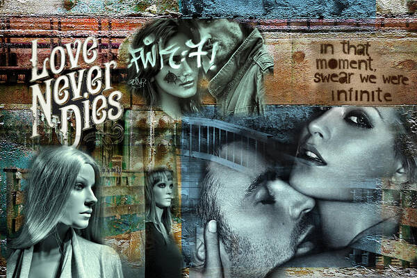 Love Poster featuring the photograph Love Never Dies #1 by Daliana Pacuraru