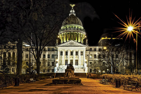 America Poster featuring the photograph State Capitol #2 by Maria Coulson