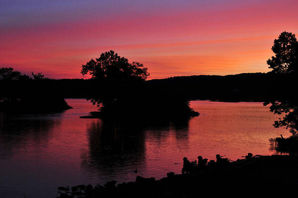 Sunset Poster featuring the photograph Sunset On The Susquehanna #2 by Dan Myers