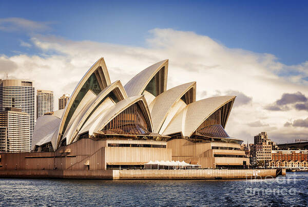 Sydney Opera House Poster featuring the photograph Sydney Opera House #1 by Colin and Linda McKie