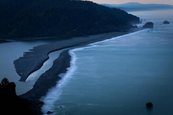 Beach Poster featuring the photograph The Mouth Of The Klamath River Entering #1 by David McLain