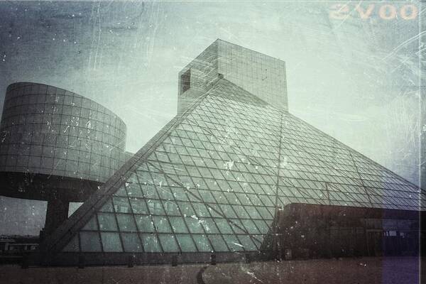 Music Poster featuring the photograph The Rock Hall Cleveland by Ken Krolikowski