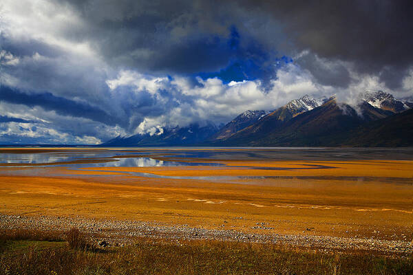 Llandscape Poster featuring the photograph Jackson and Salt Lake USA #7 by Richard Wiggins