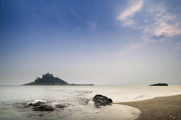 Landscape Poster featuring the photograph St Michael's Mount Bay Marazion #15 by Matthew Gibson