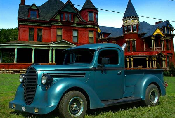 1938 Ford Poster featuring the photograph 1938 Ford Custom Pickup Truck by Tim McCullough