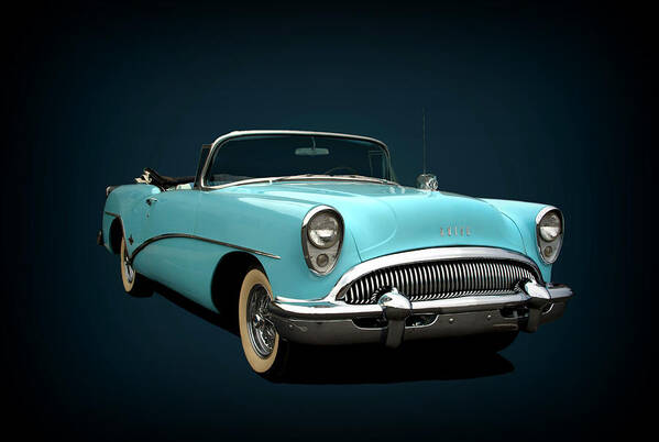 1954 Poster featuring the photograph 1954 Buick Convertible by Tim McCullough