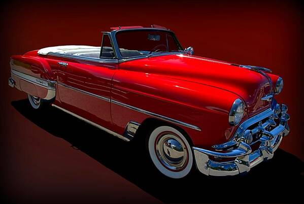 1954 Poster featuring the photograph 1954 Chevrolet Bel Air Convertible by Tim McCullough