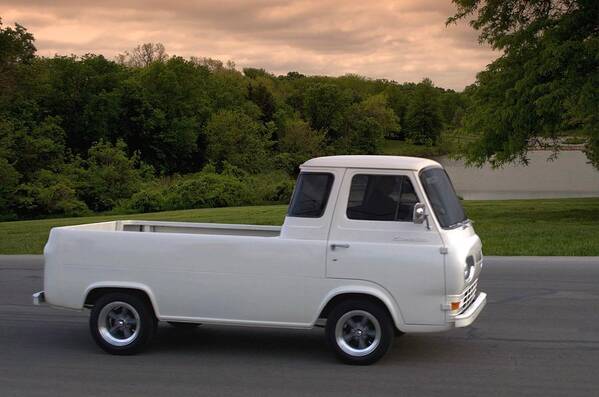 1962 Poster featuring the photograph 1962 Ford Econoline Pickup Truck by Tim McCullough