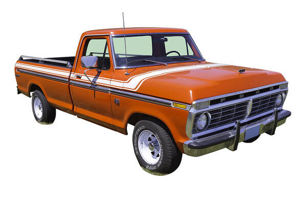Classic Poster featuring the photograph 1975 Ford F100 Explorer Pickup Truck by Keith Webber Jr