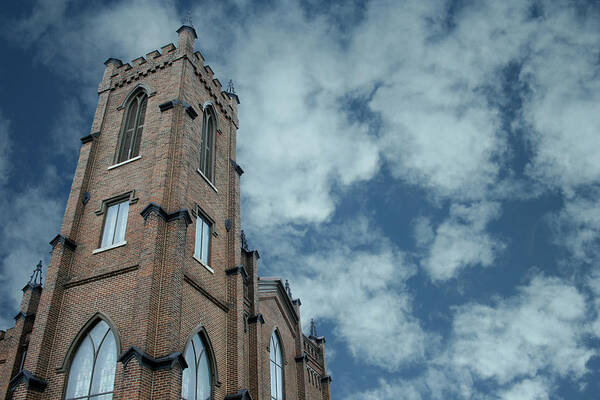 Architecture Poster featuring the photograph Church Architecture by Lesa Fine