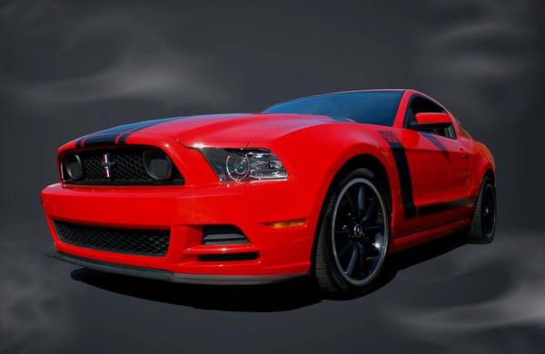 2013 Poster featuring the photograph 2013 Mustang Boss 302 by Tim McCullough