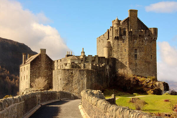 Eilean Donan Castle Poster featuring the photograph Eilean Donan Castle #2 by Sue Leonard