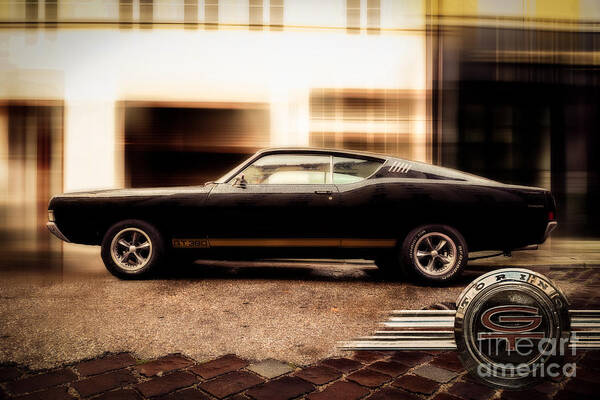 Ford Poster featuring the photograph Ford Torino G.T.390 #2 by Hannes Cmarits