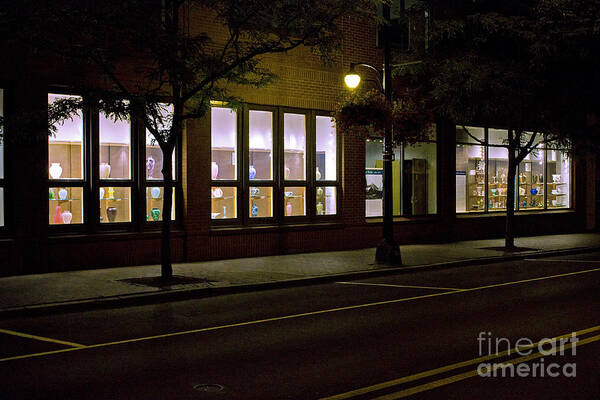 Frederick Carder Poster featuring the photograph Frederick Carter Storefront 2 #2 by Tom Doud